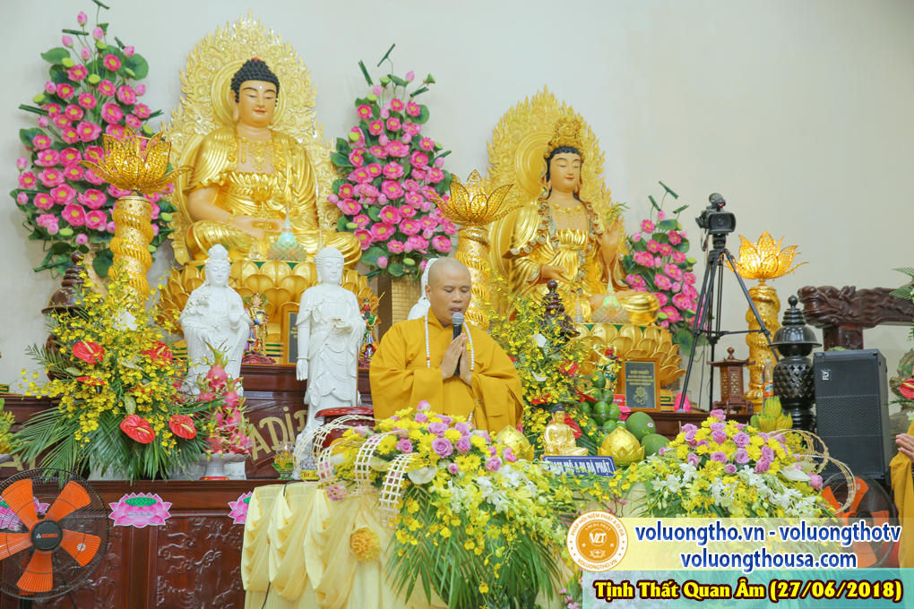 HÌNH ẢNH ĐẠI ĐỨC THÍCH GIÁC NHÀN THUYẾT GIẢNG NGÀY 27/6/2018