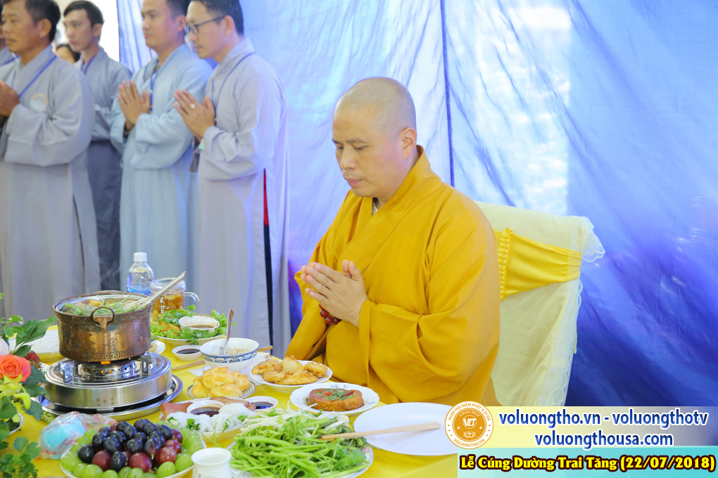 CÚNG DƯỜNG TRAI TĂNG TẠI Chùa Quan Thế Âm NGÀY 22/7/2018