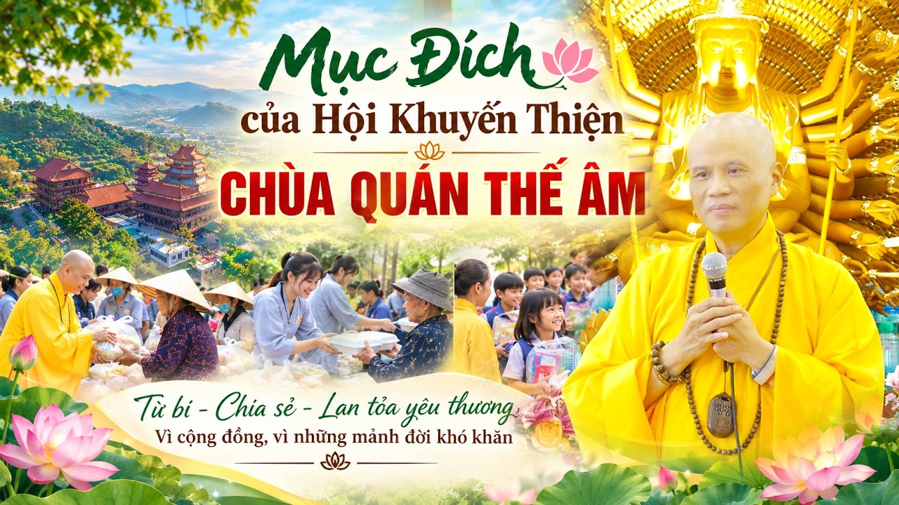 Mục đích của việc mở hội khuyến thiện