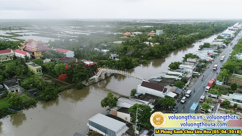 Tổ Chức Phóng Sanh Tại Chùa Liên Hoa , Bạc Liêu Ngày 3/6/2018